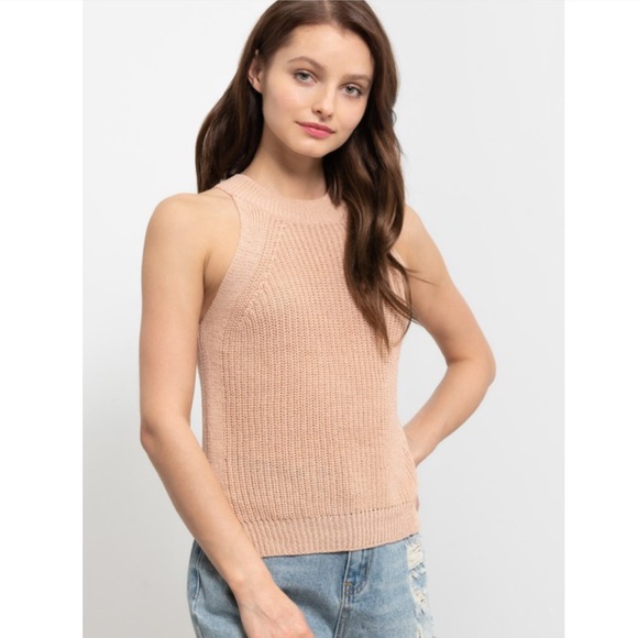CASEY-Knit Halter Sweater - Picture 8 of 15